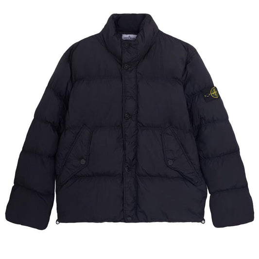Stone Island Crinkle Reps R-NY Light Down Blouson Jacket in Navy Blue