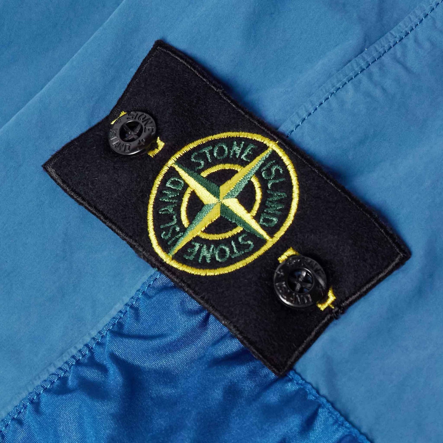 Stone Island David Light-TC Hooded Jacket in Avio Blue