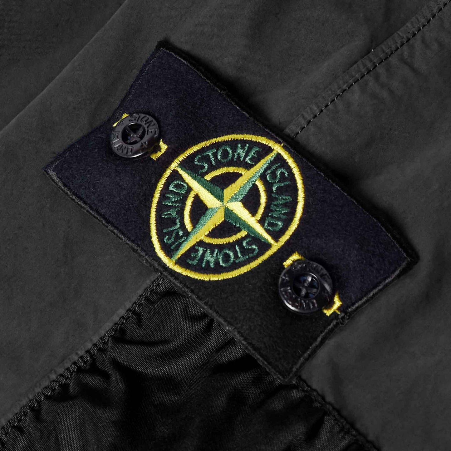 Stone Island David Light-TC Hooded Jacket in Black
