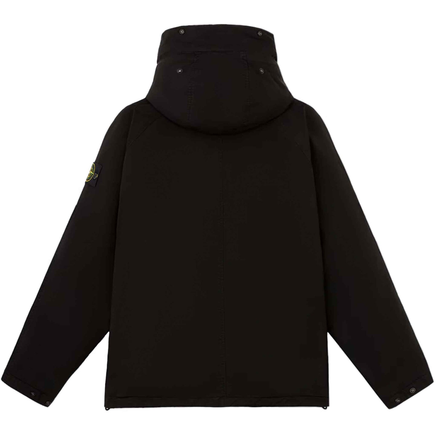 Stone Island David-TC Hooded Down Parka in Black