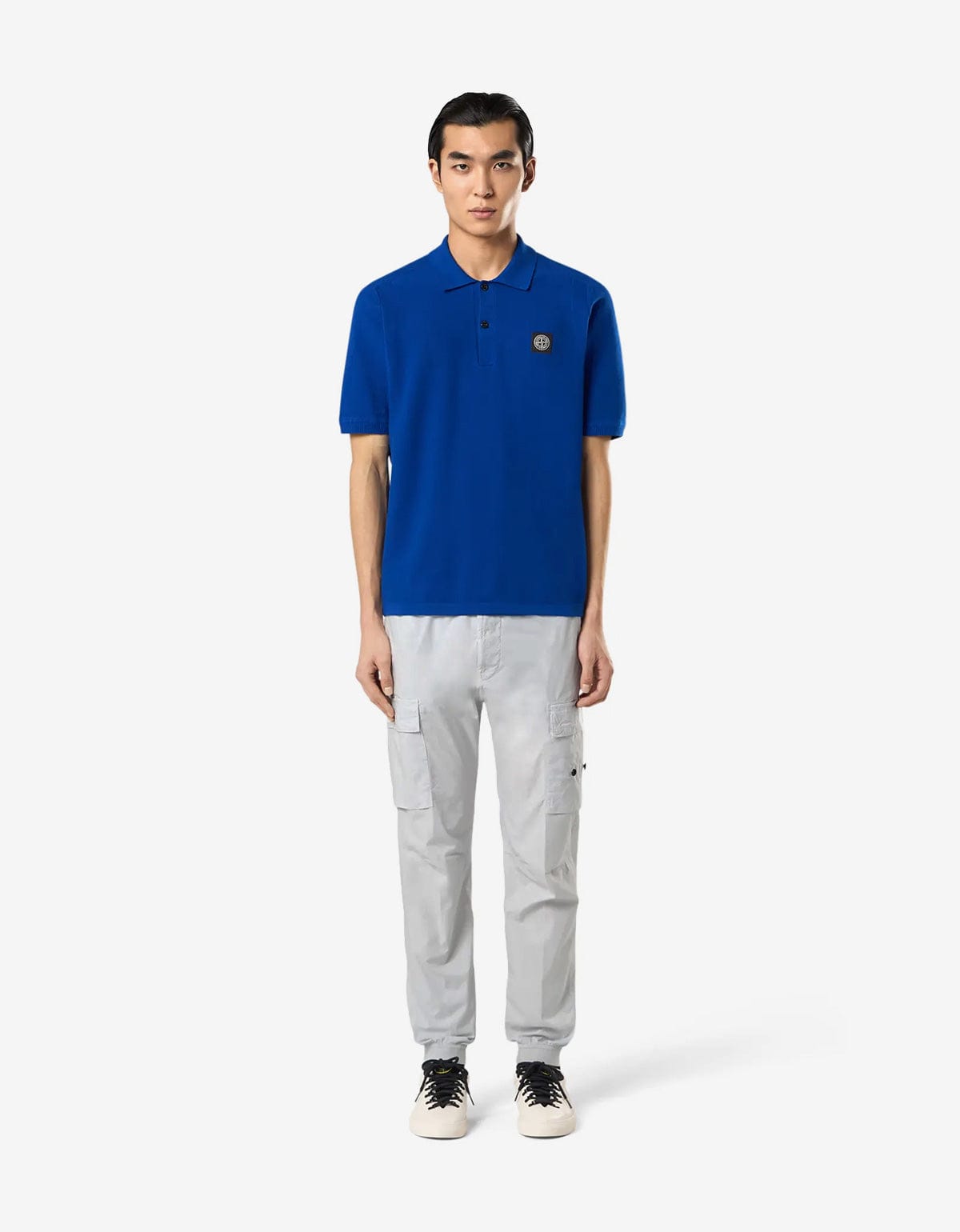 Stone Island Grey Paracadute Cargo Trousers