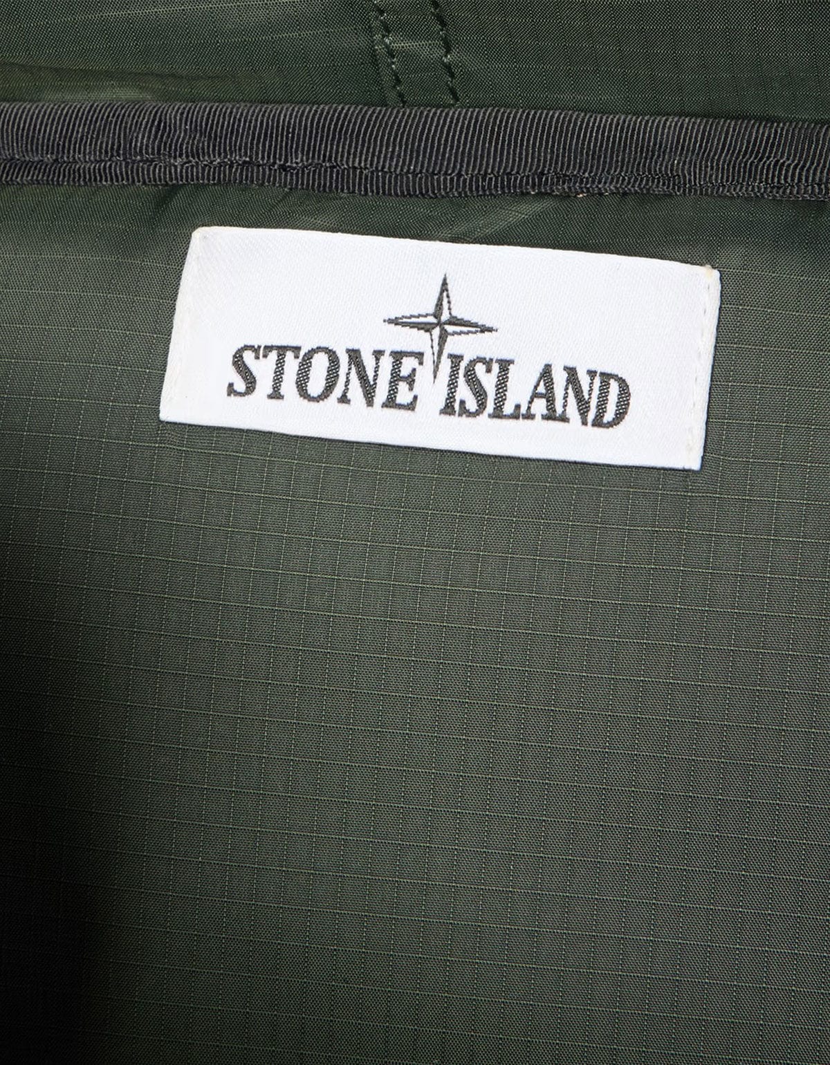Stone Island Grey Resin Treated Cordura Backpack