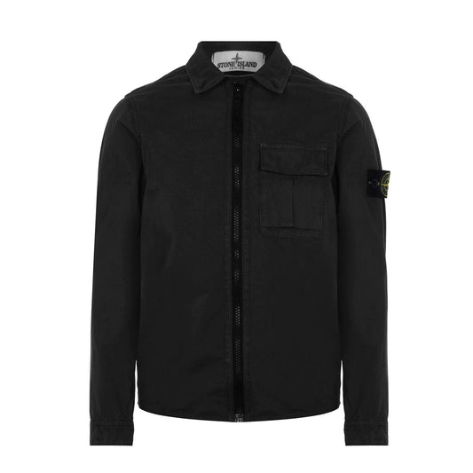 Stone Island Junior Canvas Dyed Overshirt