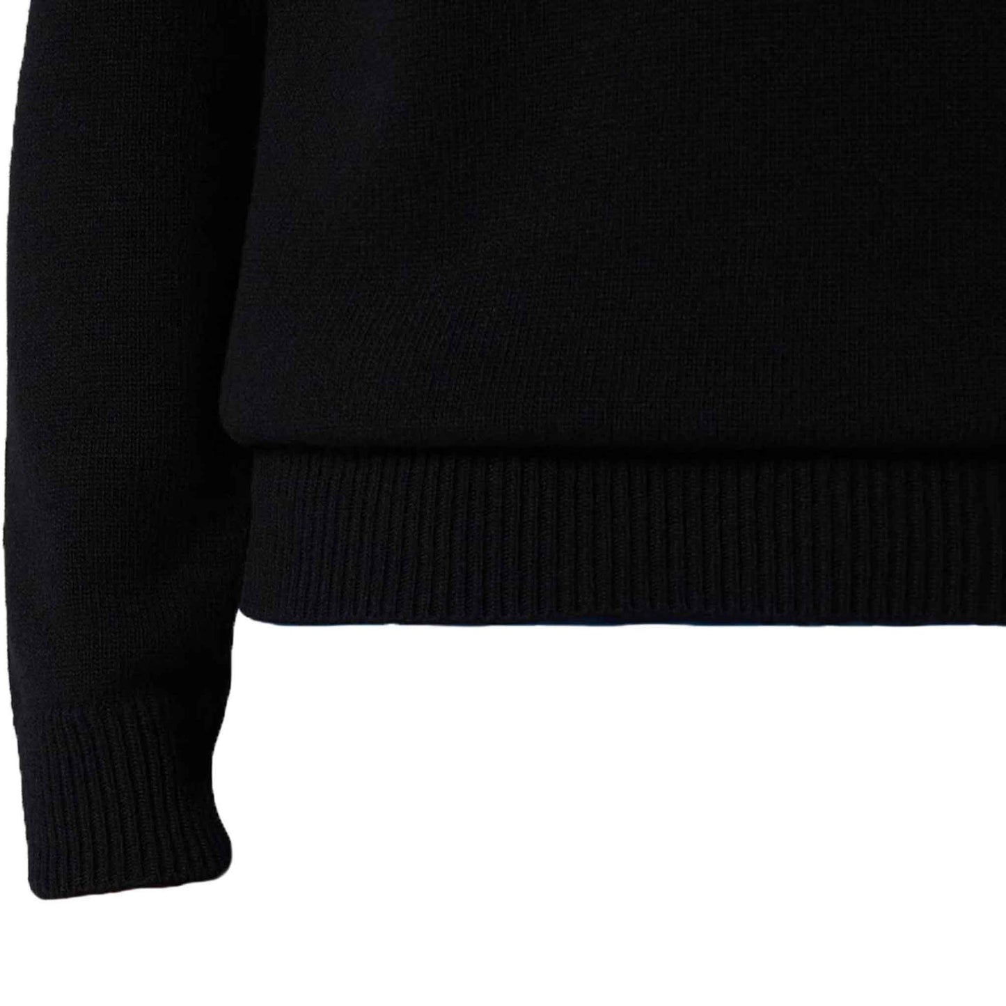 Stone Island Lambwool Crewneck Sweater in Black