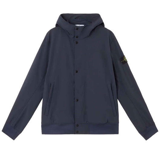 Stone Island Light Soft Shell-R Jacket in Navy