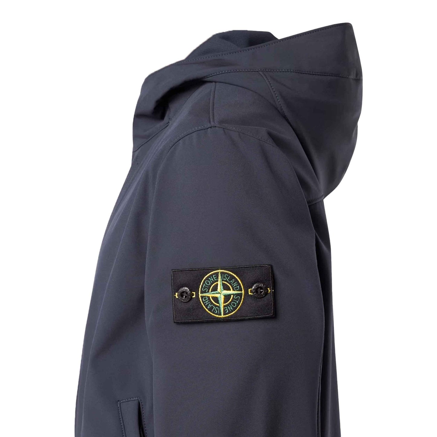 Stone Island Light Soft Shell-R Jacket in Navy