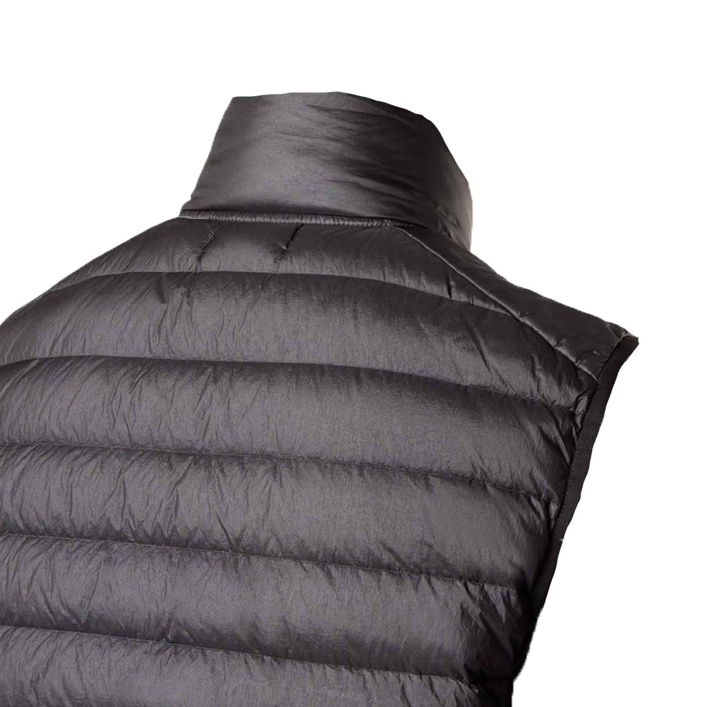 Stone Island Loom Woven Chambers Nylon Down-TC Gilet in Black