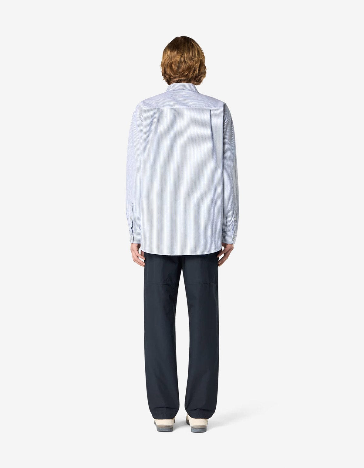 Stone Island Marina Blue Pinstripe Shirt