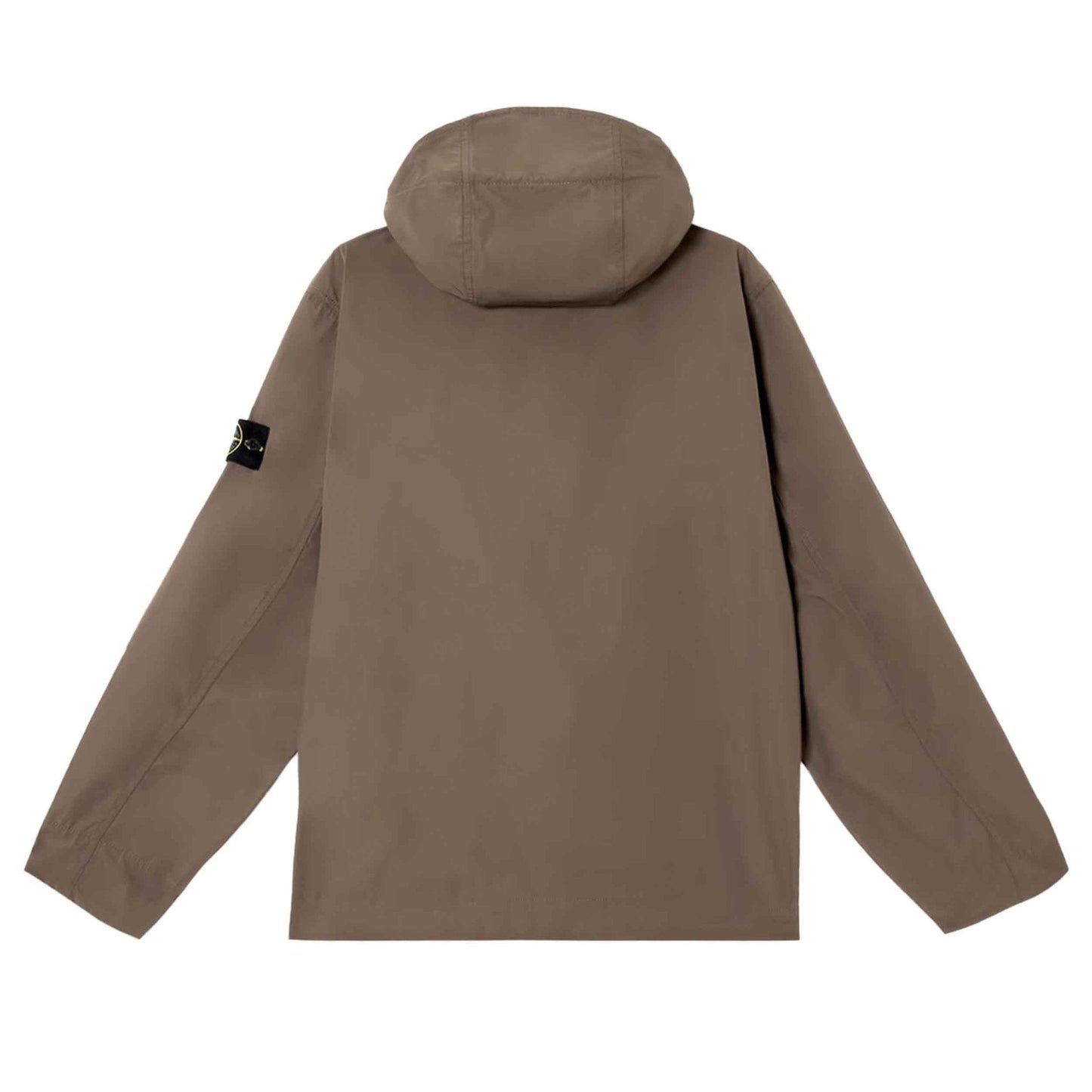 Stone Island Micro Twill Hooded Jacket in Military Green