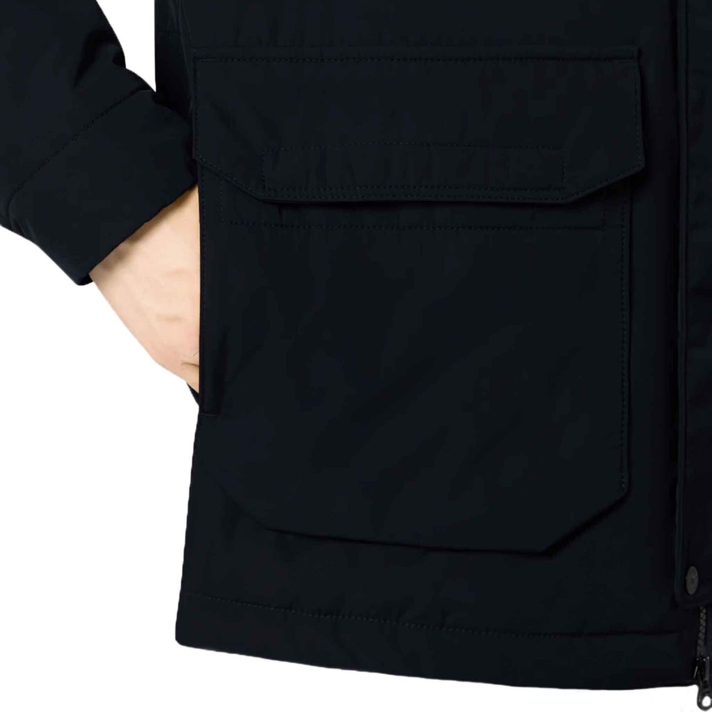 Stone Island Micro Twill With Primaloft Insulation Field Jacket in Black