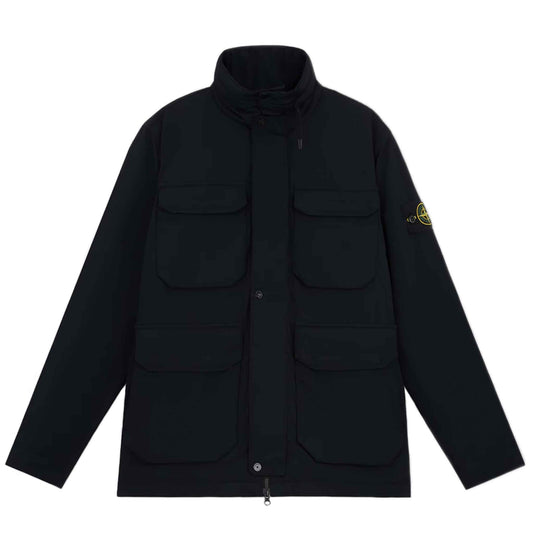 Stone Island Micro Twill With Primaloft Insulation Field Jacket in Black