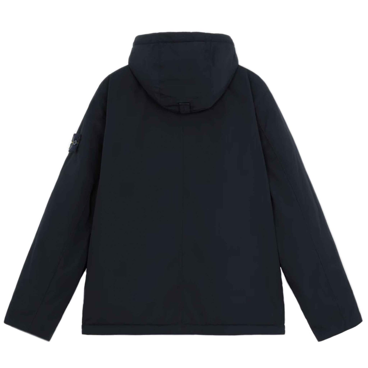 Stone Island Micro Twill With Primaloft Insulation Hooded Jacket in Black
