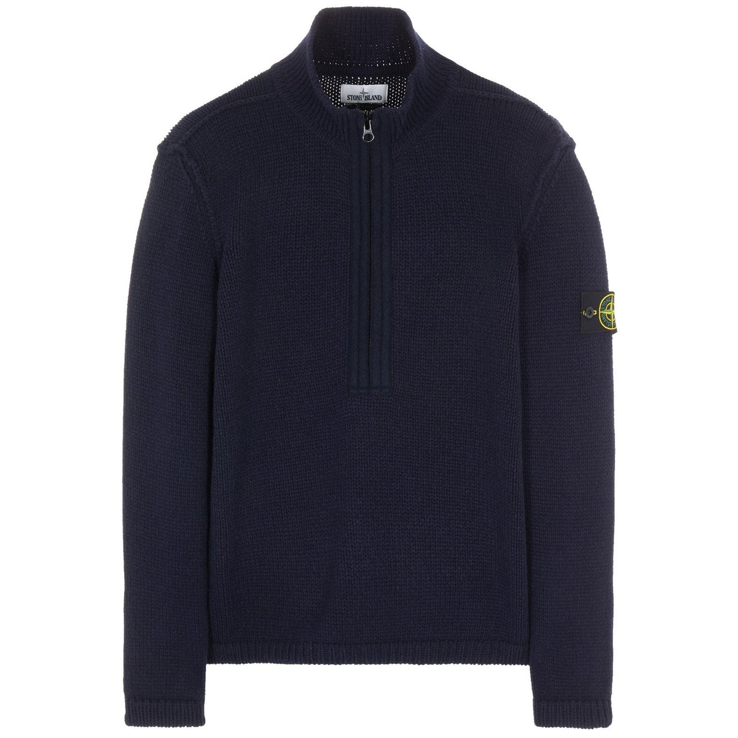 Stone Island Navy Lambswool Knit