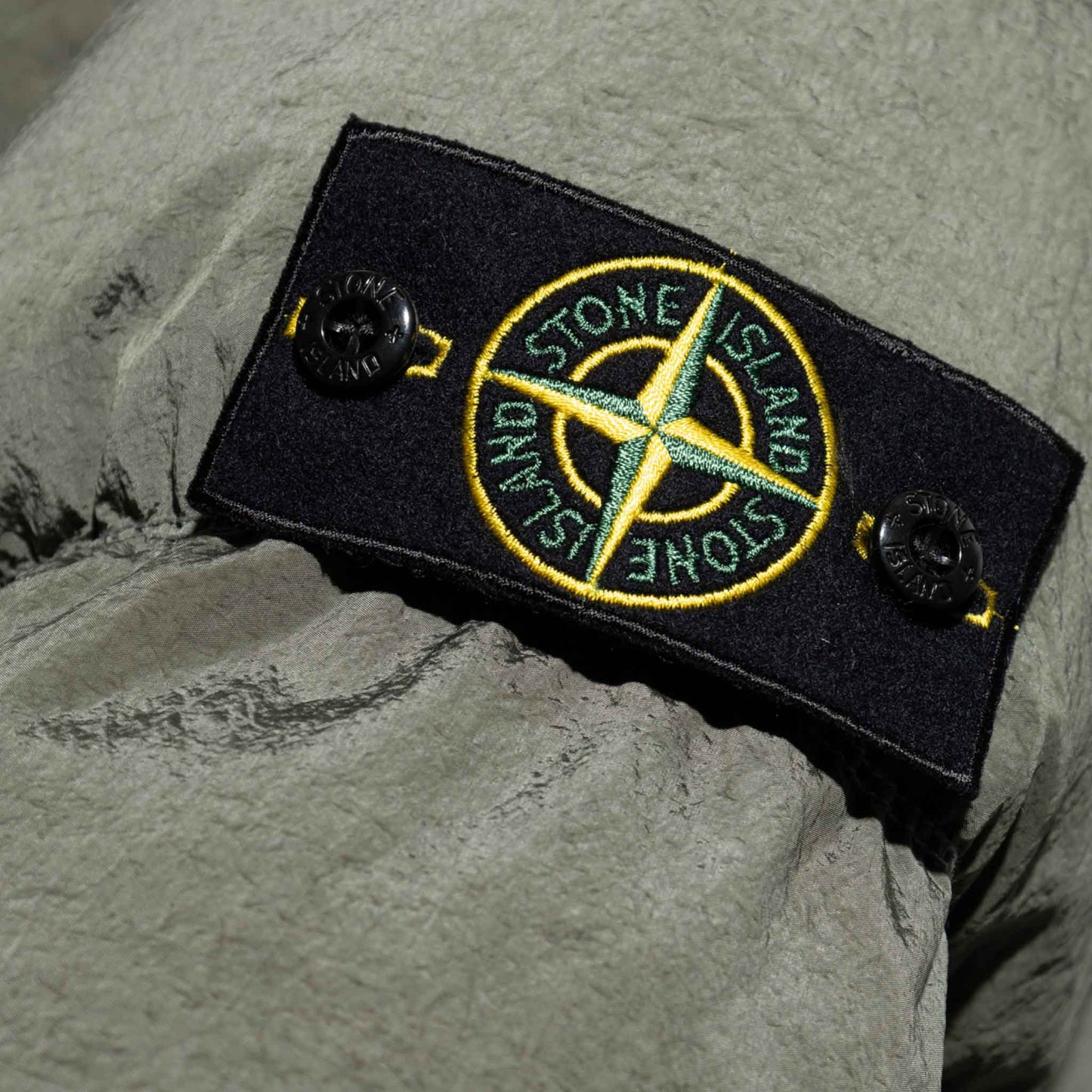 Stone Island Nylon Metal Econyl Down Jacket in Musk Green