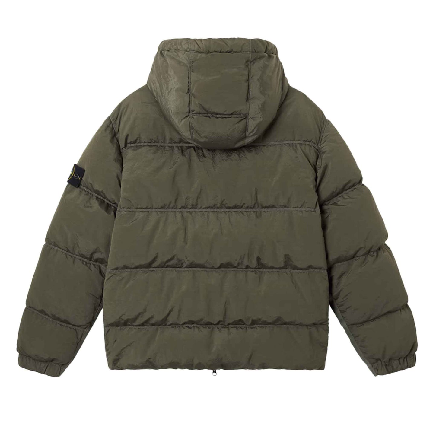 Stone Island Nylon Metal Econyl Down Jacket in Musk Green