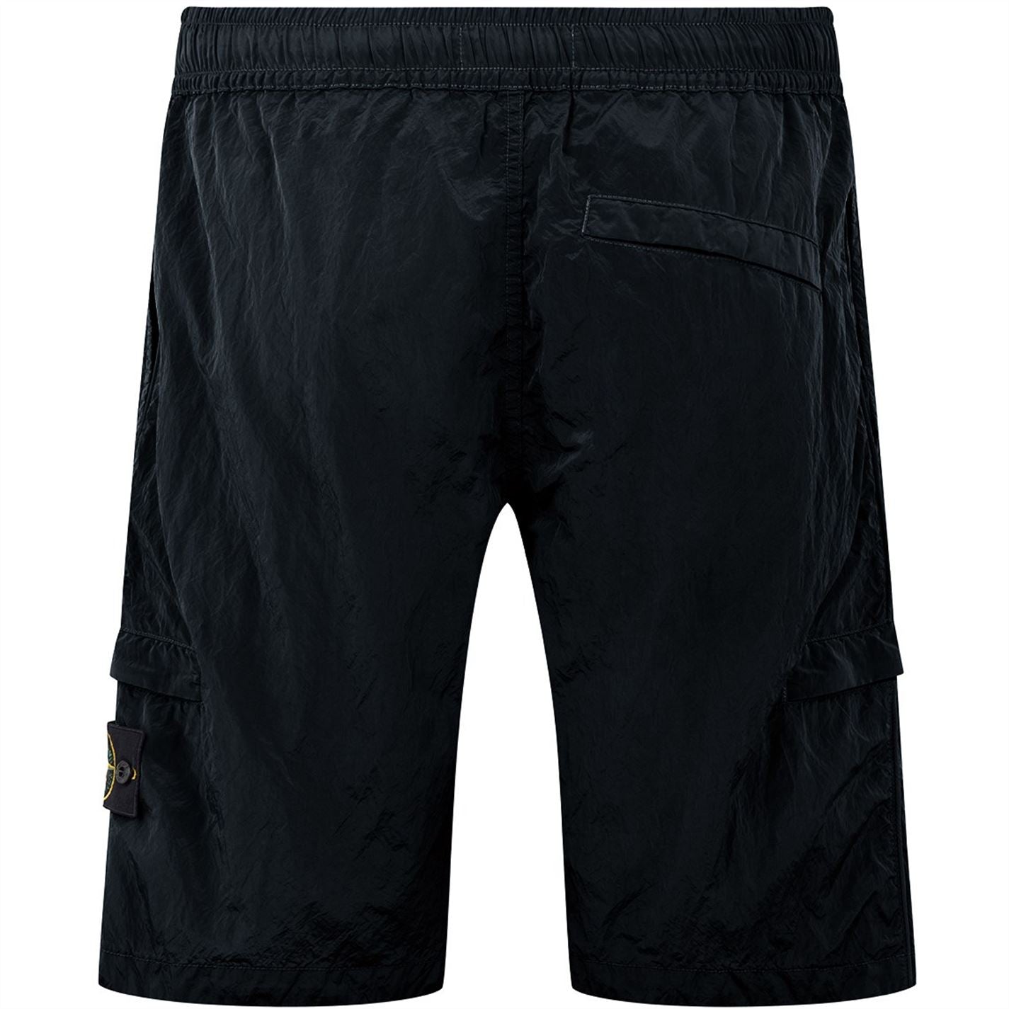 Stone Island Navy Nylon Metal Shorts