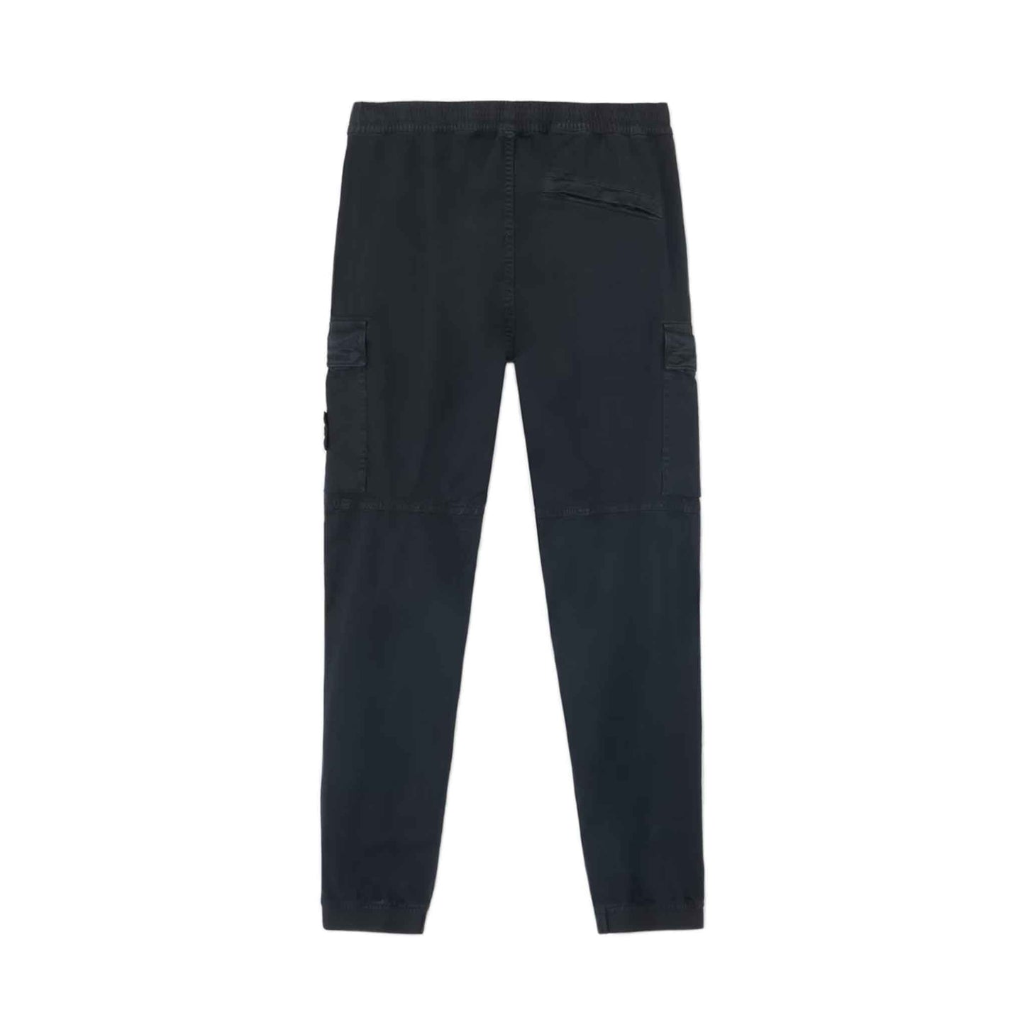 Stone Island 'Old' Effect Regular Tapered Cargo Pants in Navy Blue