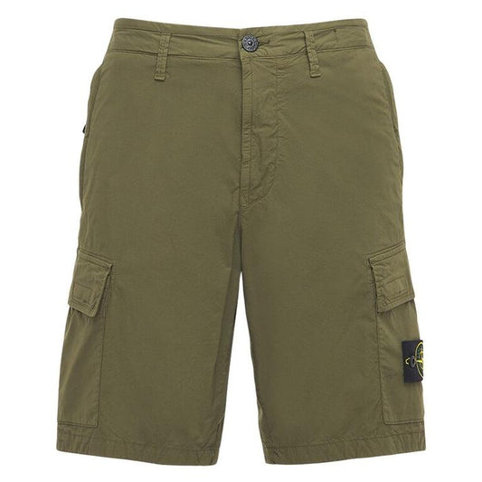 Stone Island Khaki Cargo Shorts