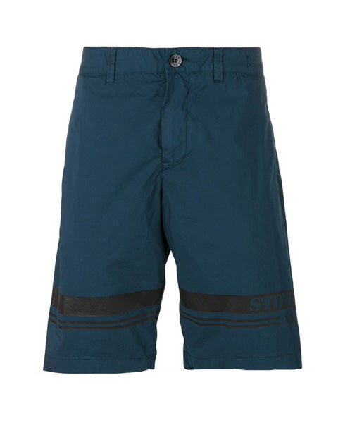 Stone Island logo print shorts