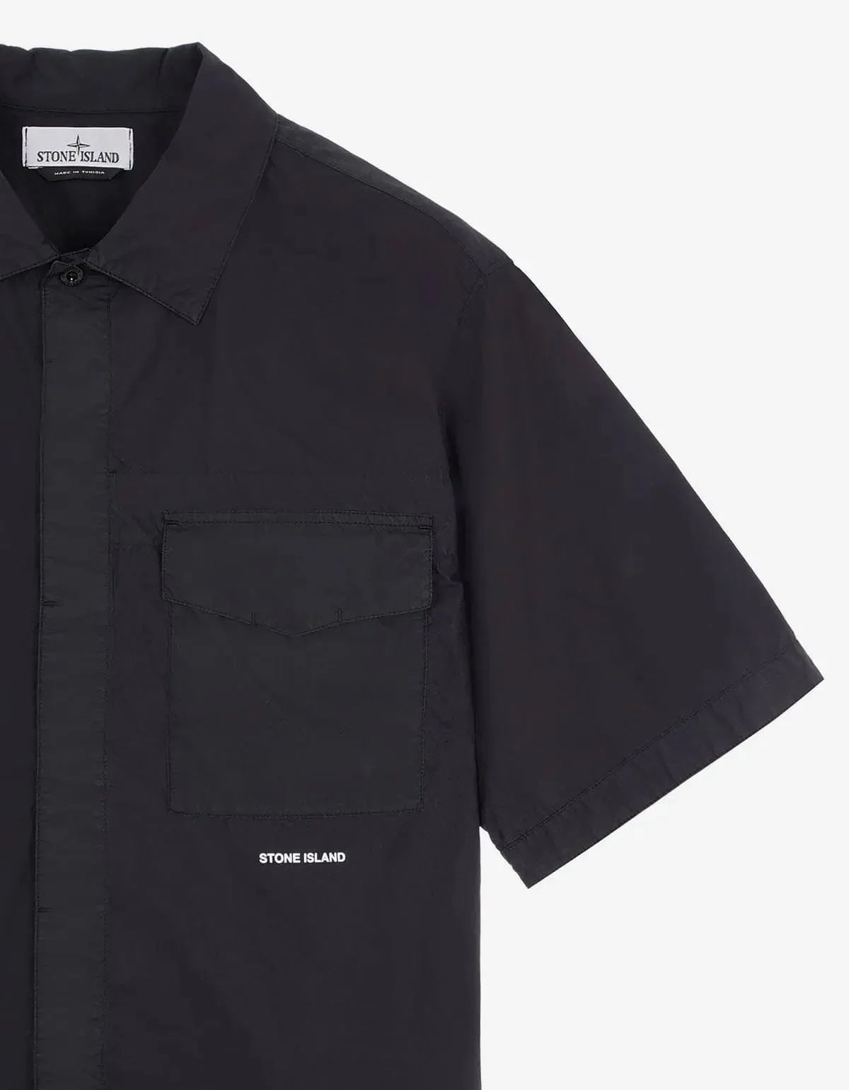 Stone Island Blue Short Sleeve Overshirt