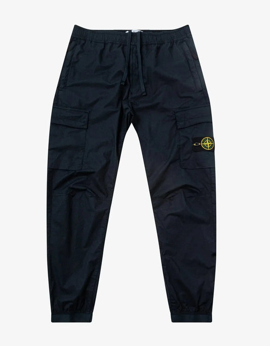Stone Island Navy Blue Cargo Trousers