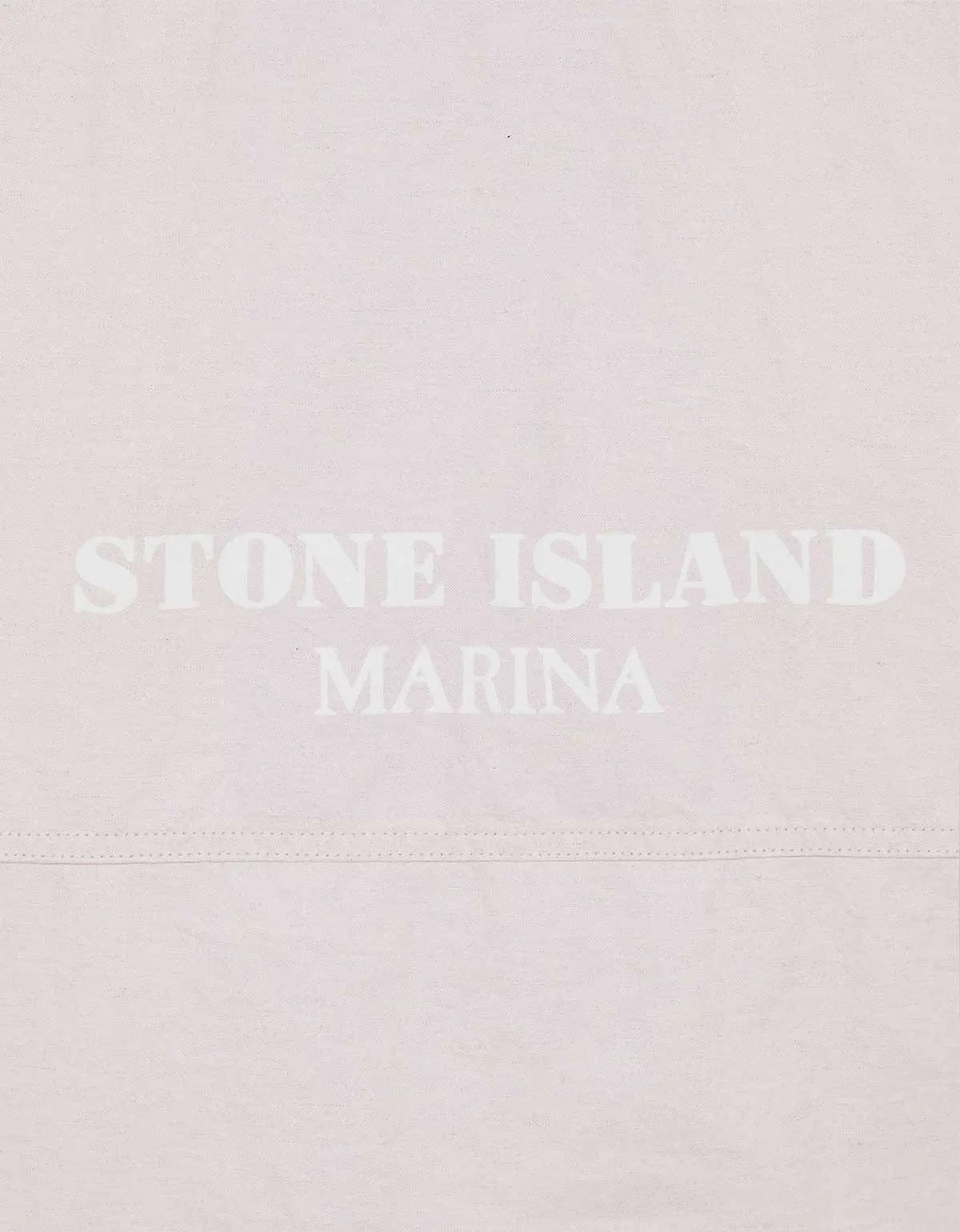 Stone Island Marina Pink Pleated Linen Hooded Blouson