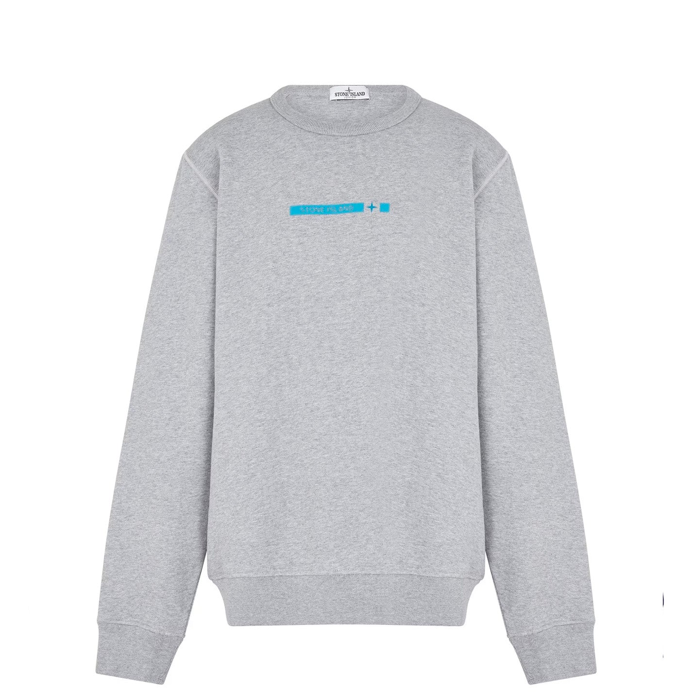 Stone Island Junior Grey Logo Sweatshirt